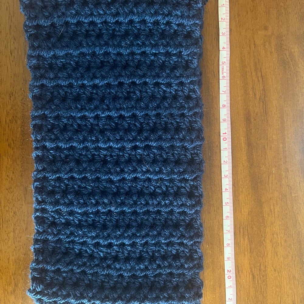 Hand crochets ear warmer